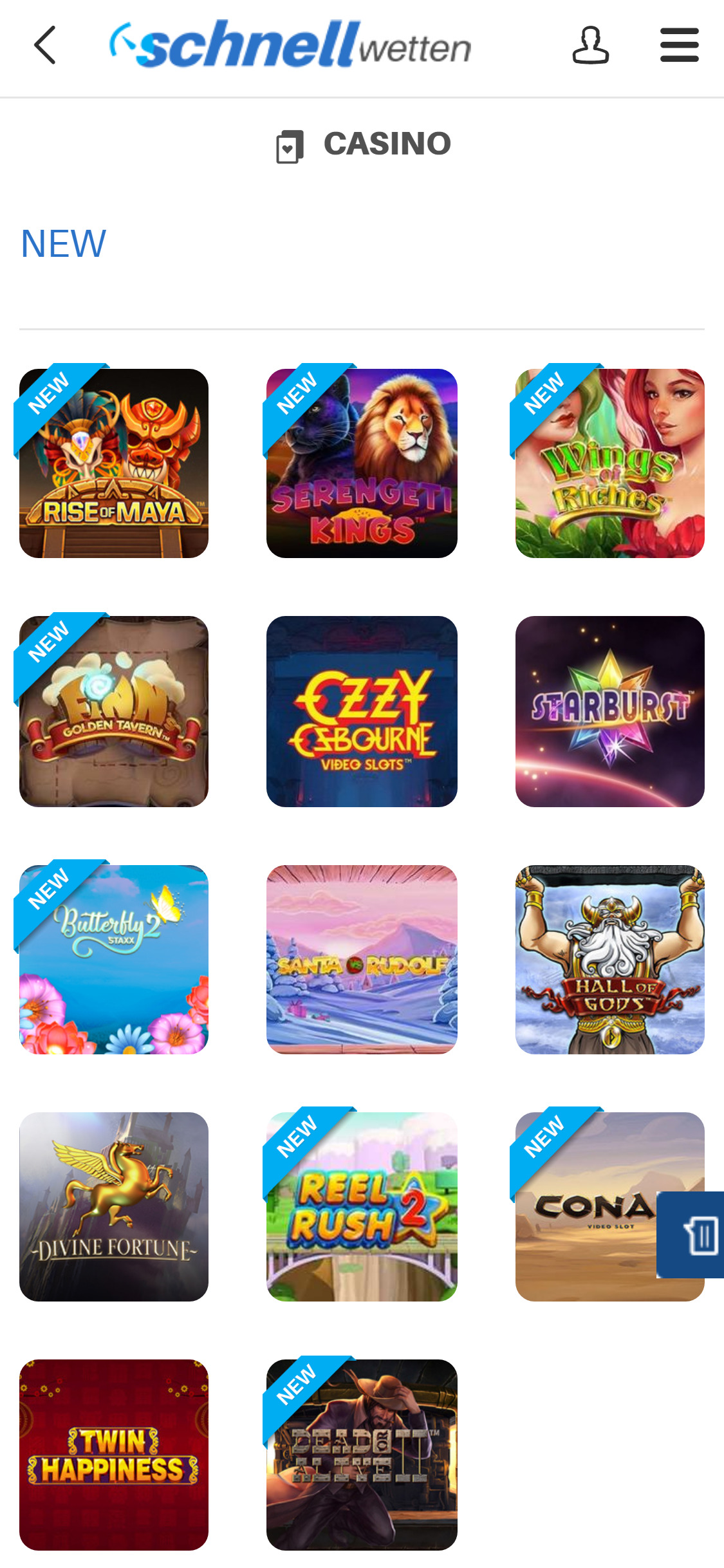 SchnellWetten Casino Mobile Games Review