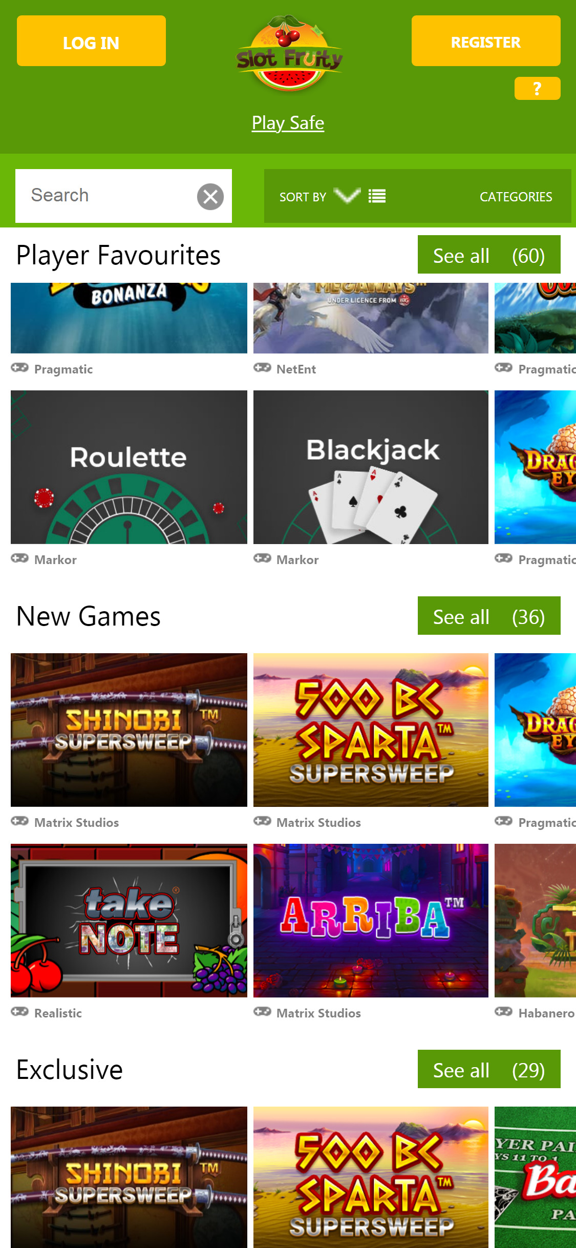 Slot Fruity Casino Mobile Games Review