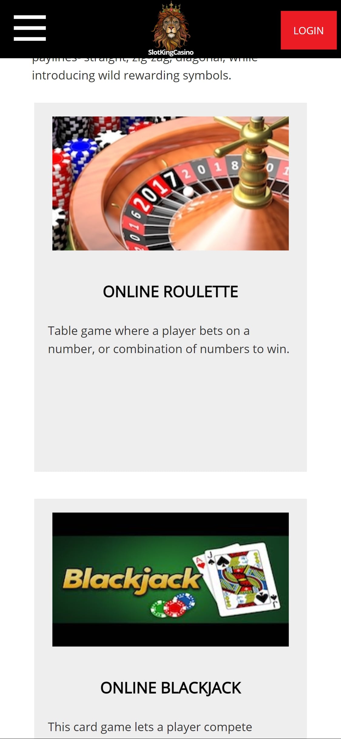 SlotKing Casino Mobile Live Dealer Games Review