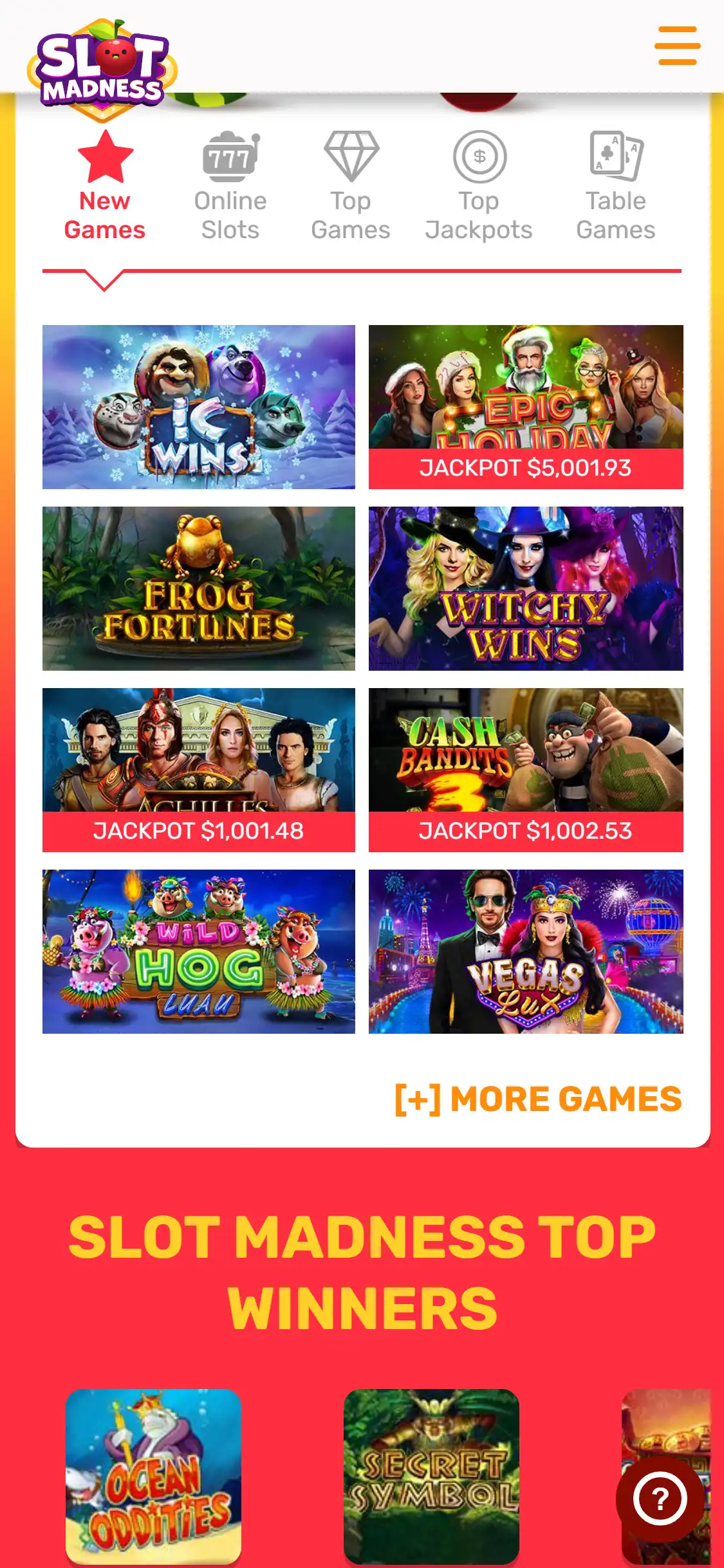 Slot Madness Casino Mobile Games Review