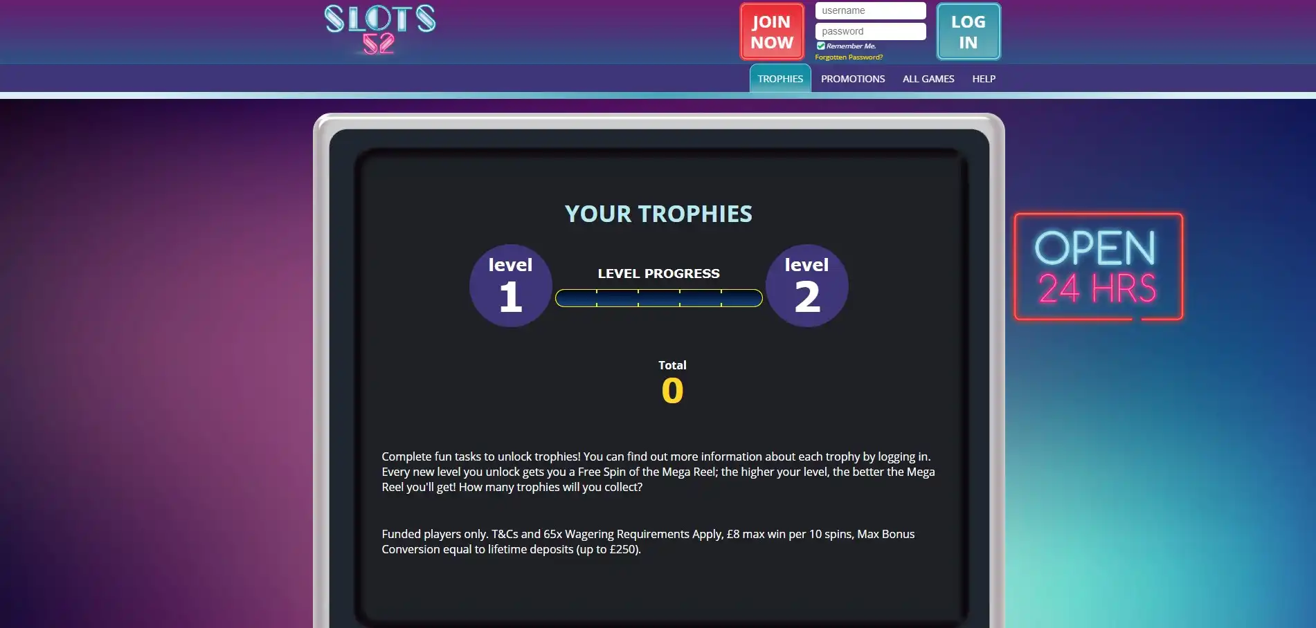 Slots52 Casino Login