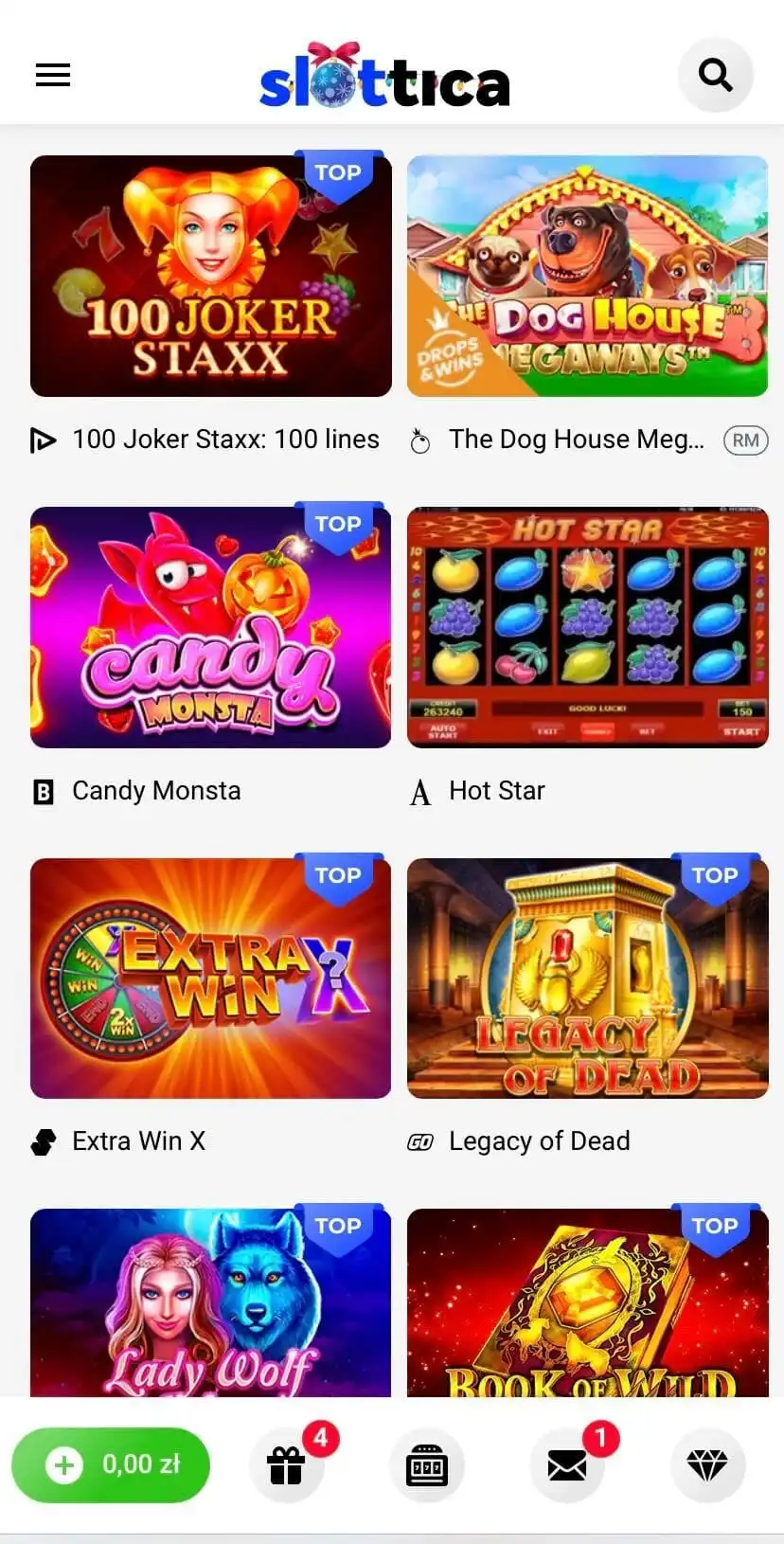 Slottica Mobile Review