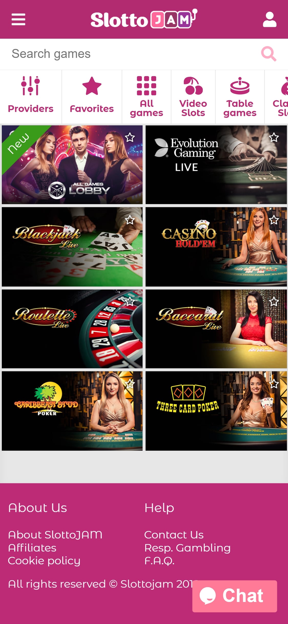 SlottoJAM Casino Mobile Live Dealer Games Review