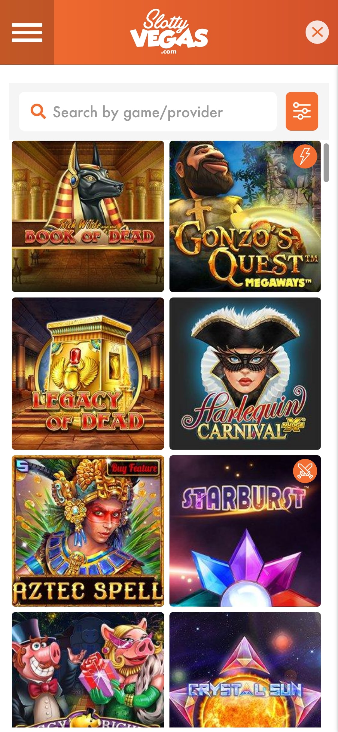 Slotty Vegas Casino Mobile Games Review