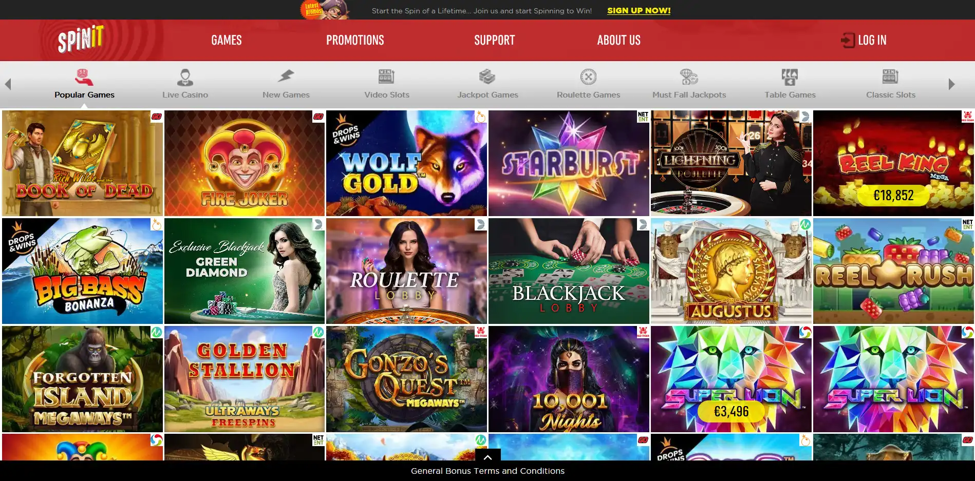 SpinIt Casino Games
