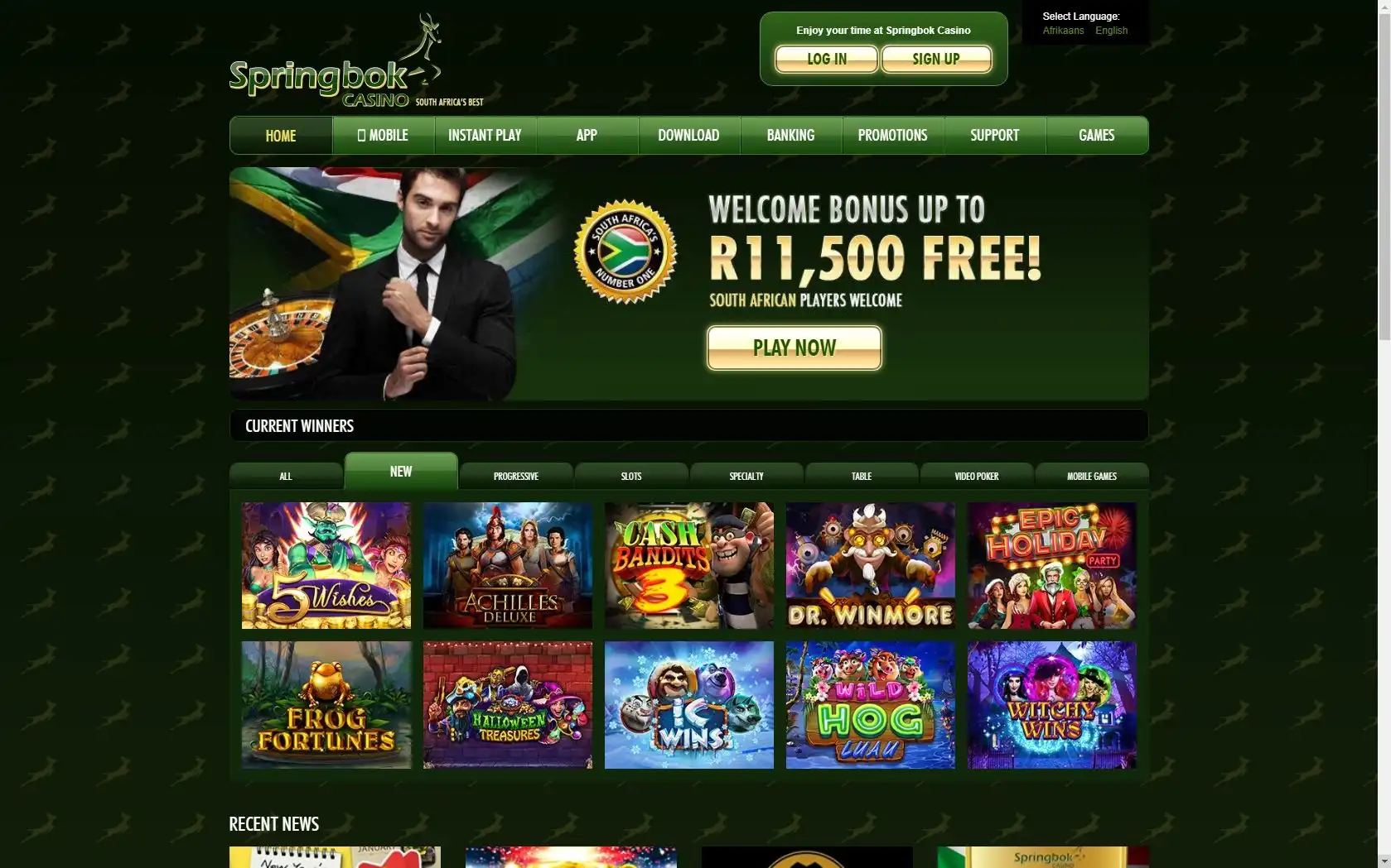 Springbok Casino Review