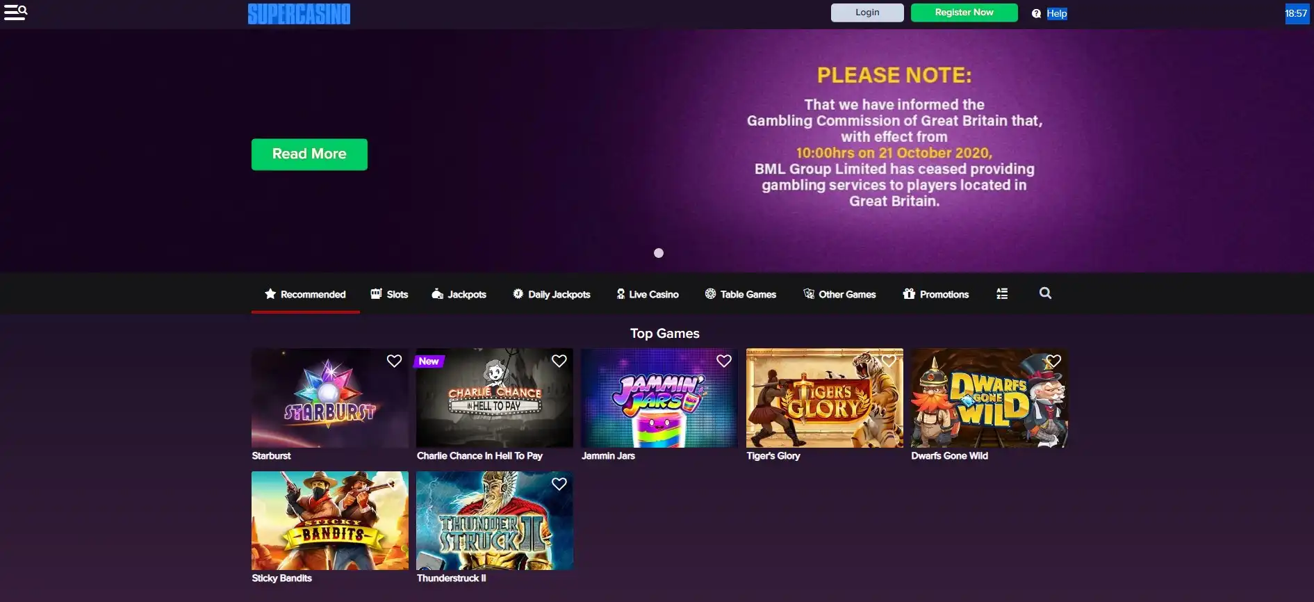Super Casino Review
