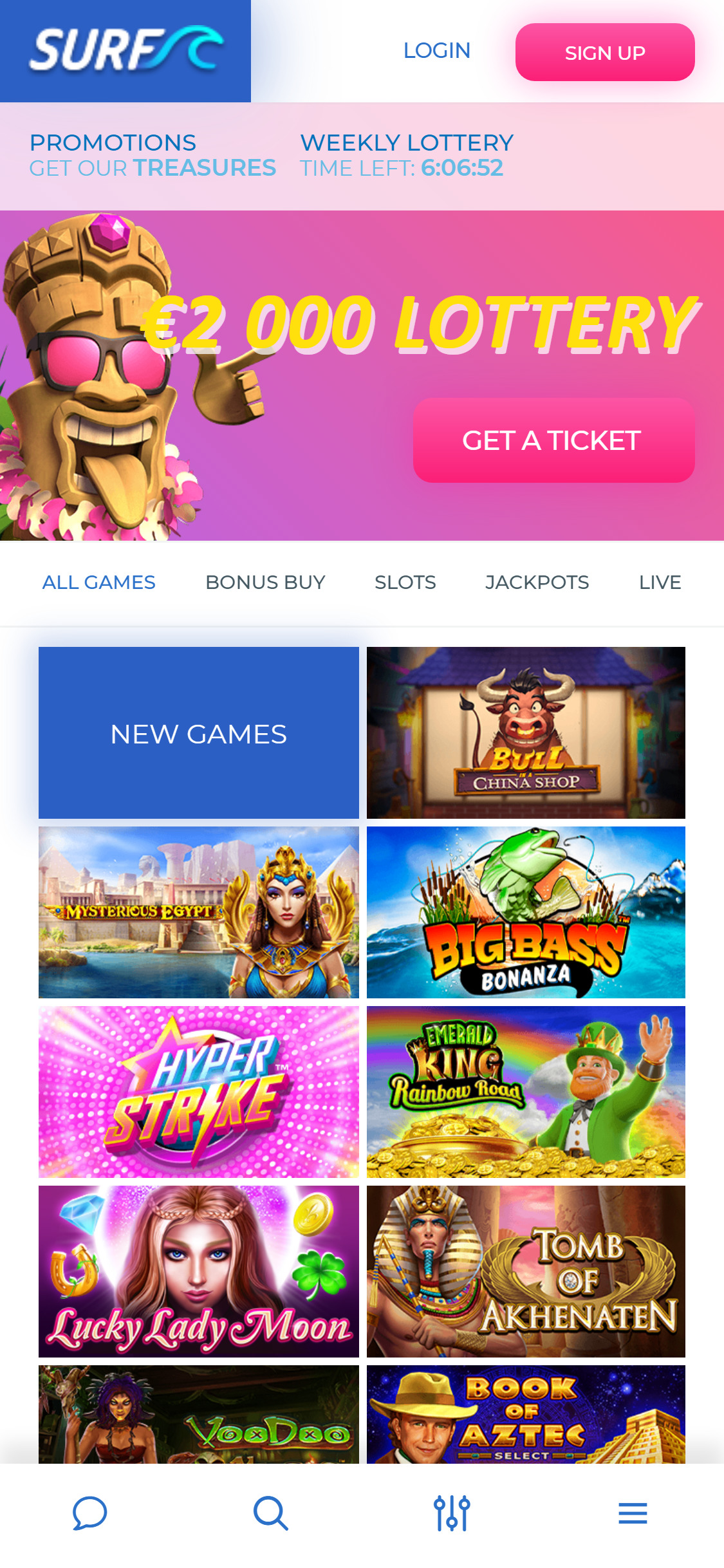 Surfcasino Mobile Review