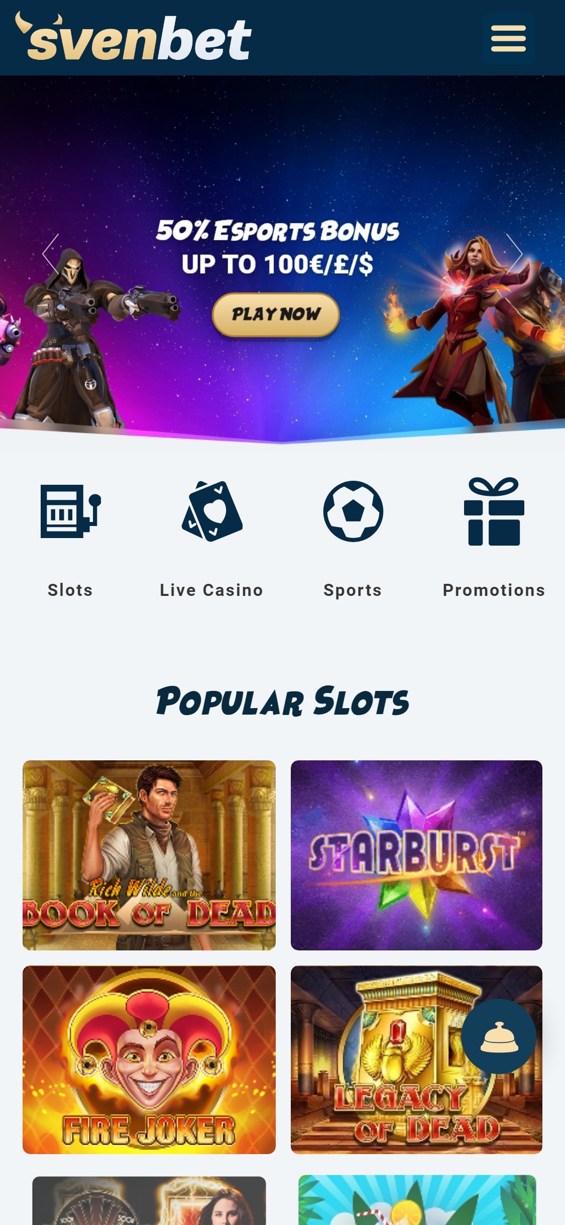 Sven Bet Casino Mobile Review
