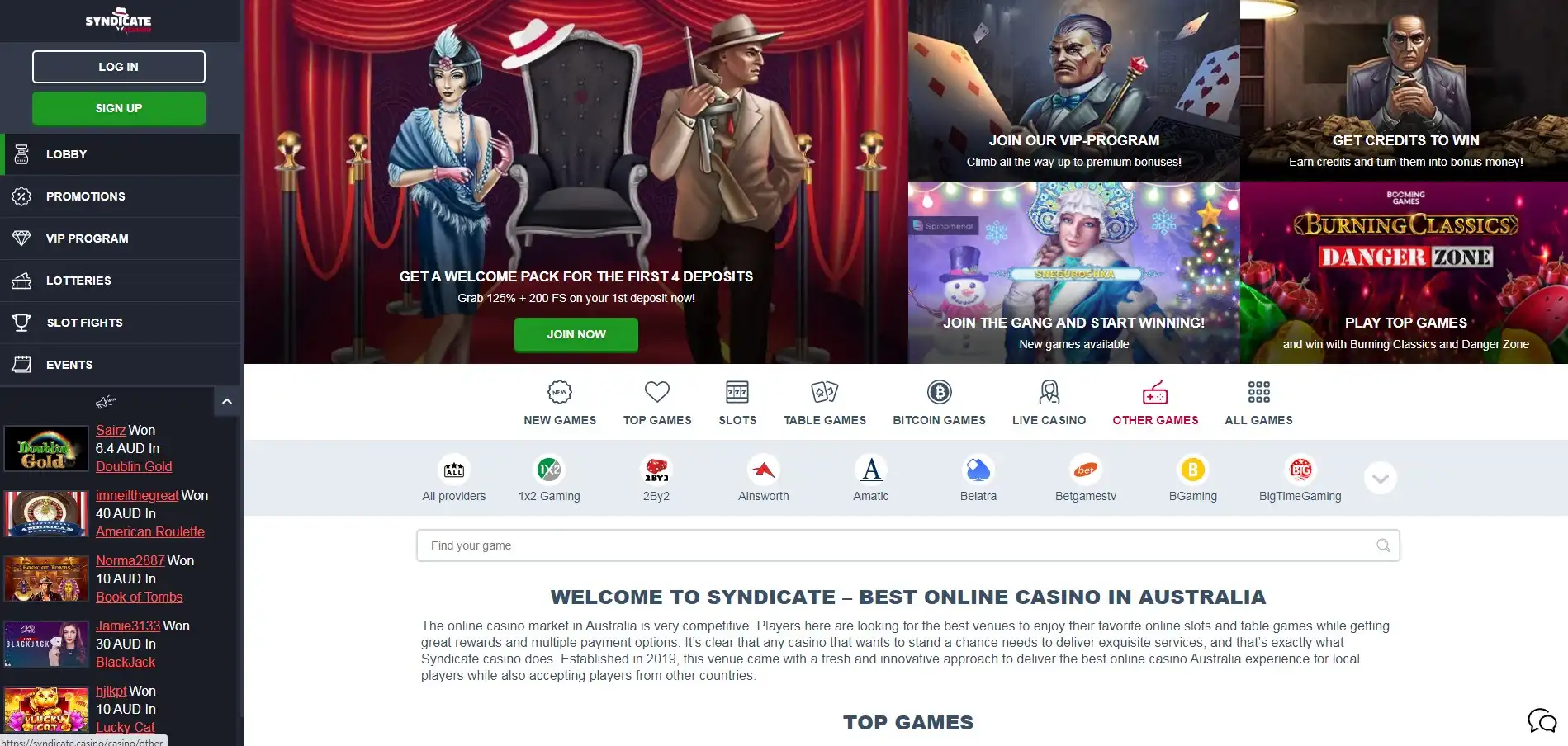 Syndicate Casino Review