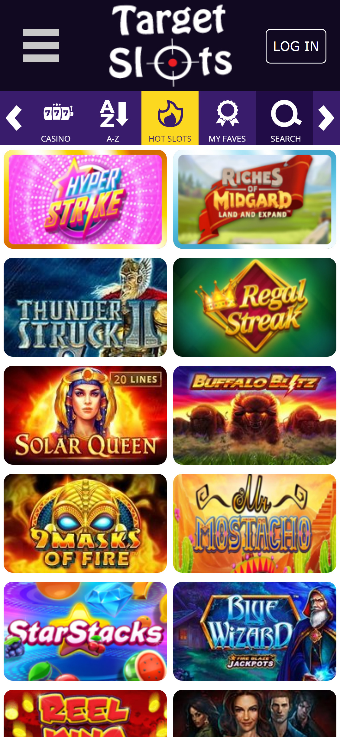Target Slots Casino Mobile Games Review