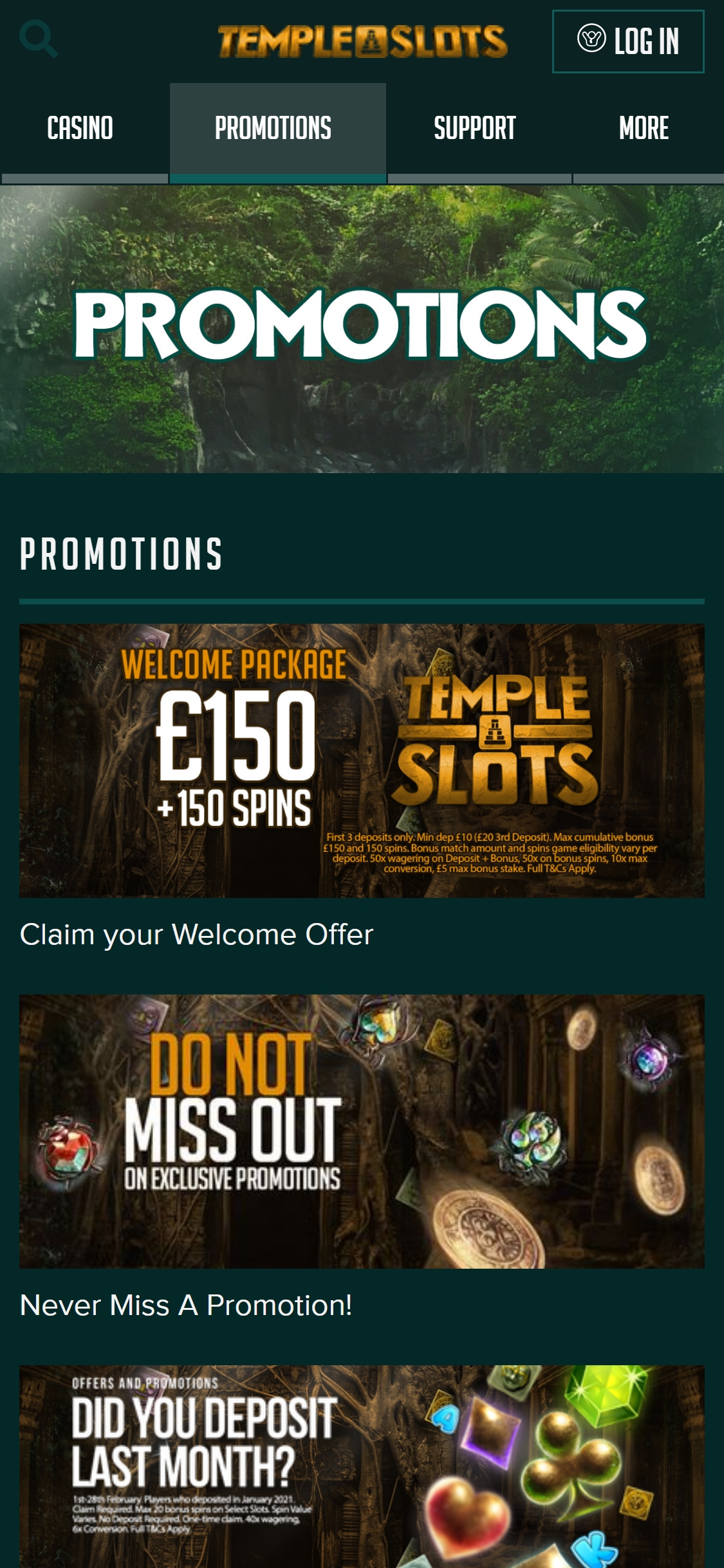 Temple Slots Casino Mobile No Deposit Bonus Review