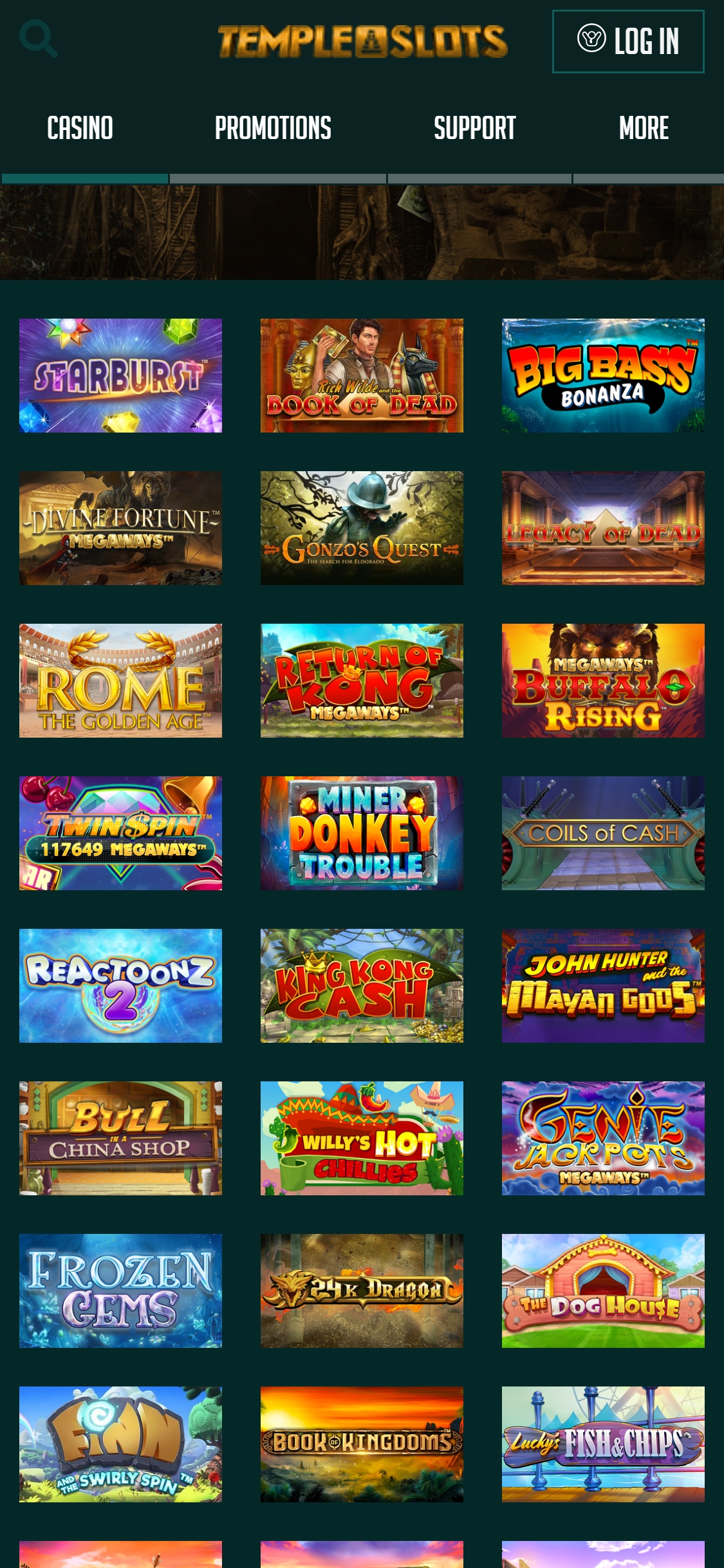 Temple Slots Casino Mobile Games Review