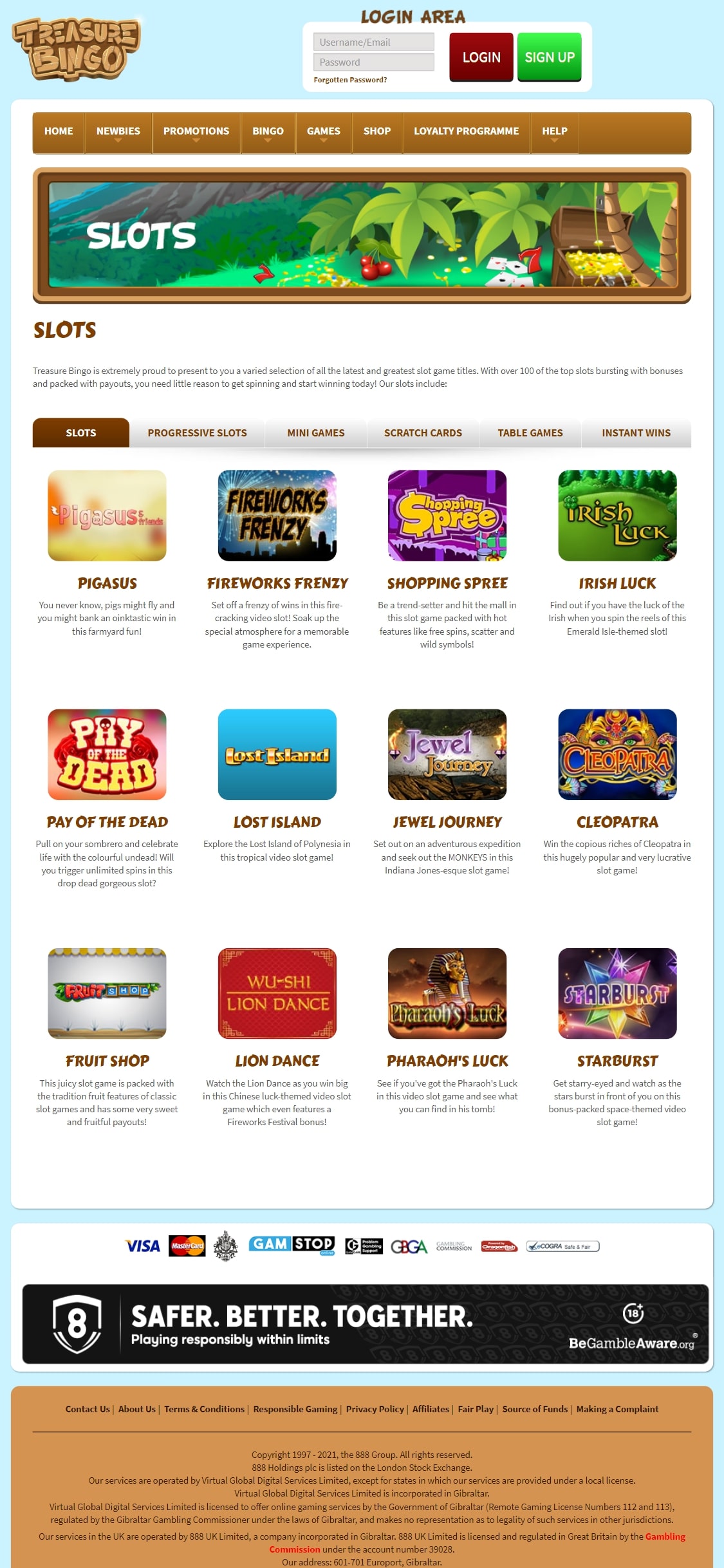 Treasure Bingo Casino Mobile Games Review