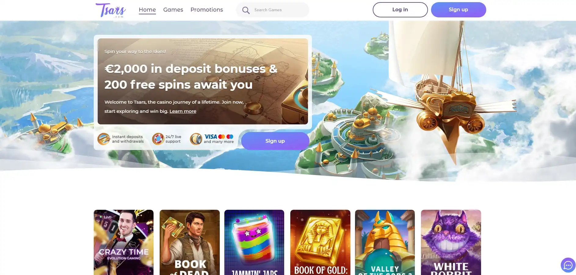 Tsars Casino Review