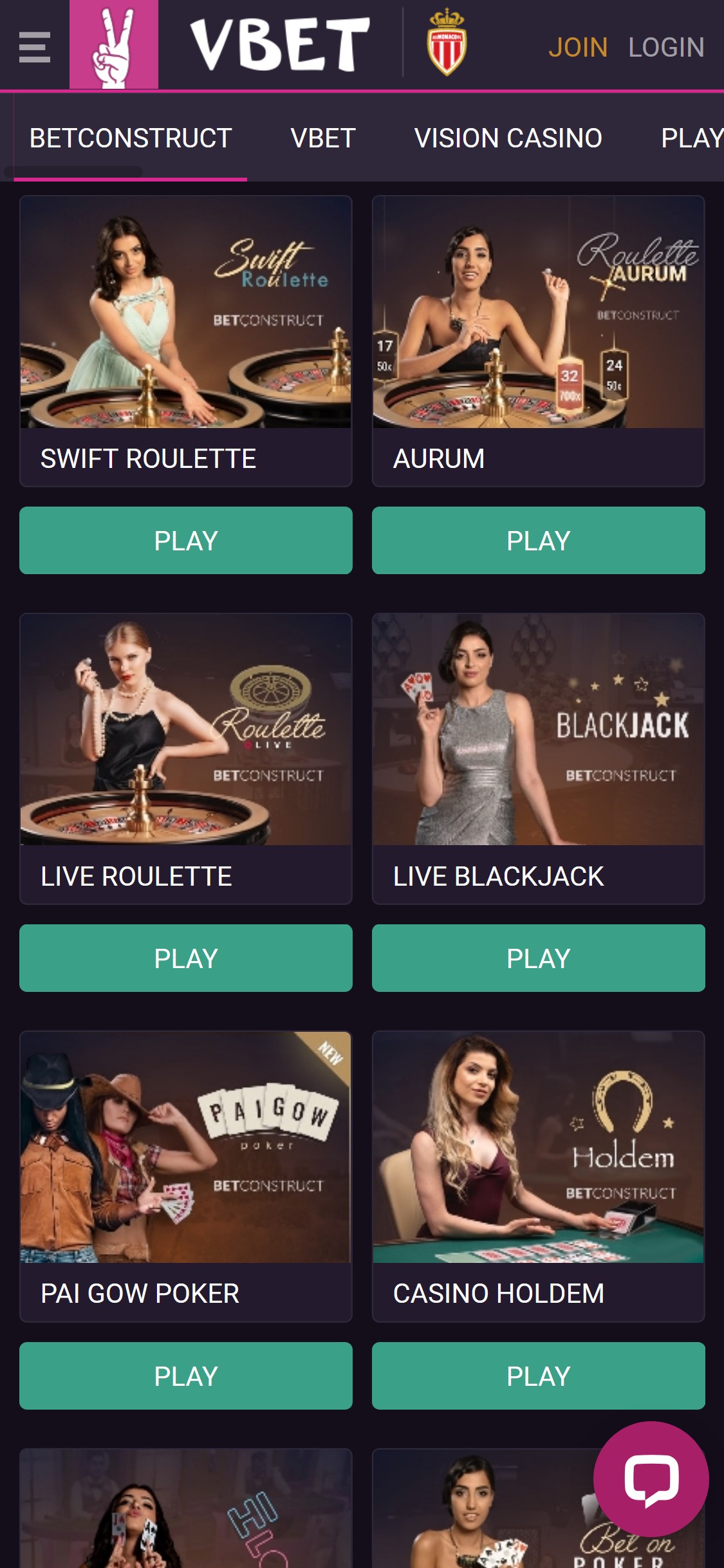 Vbet Casino Mobile Live Dealer Games Review