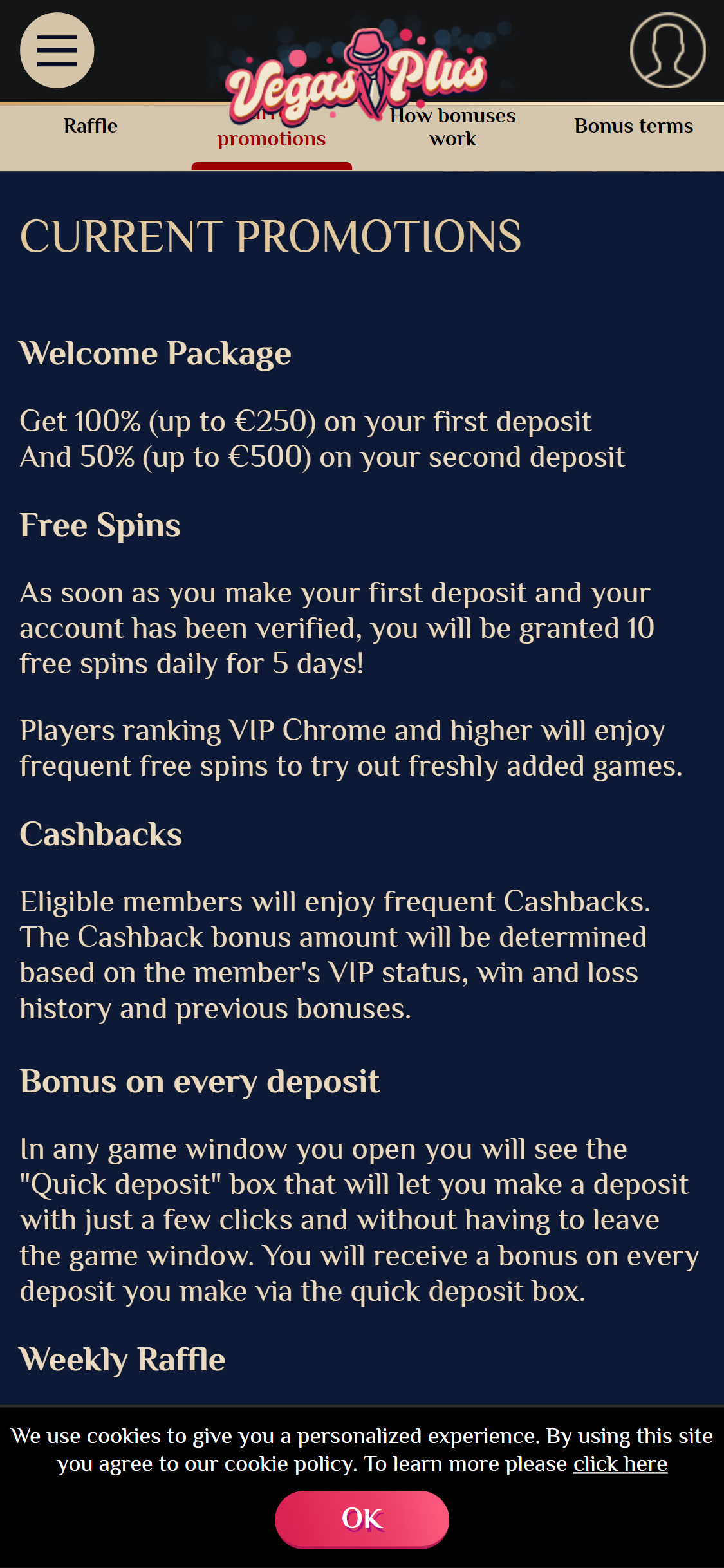 VegasPlus Casino Mobile No Deposit Bonus Review