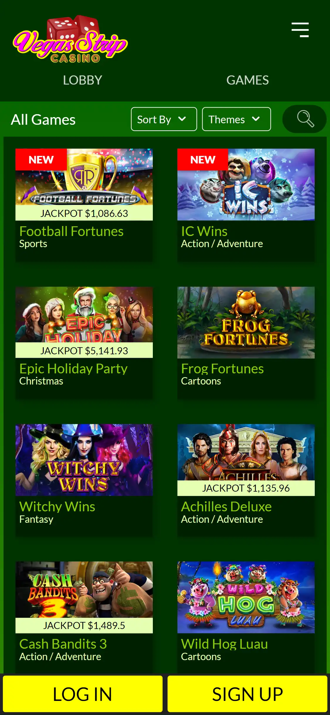 Vegas Strip Casino Mobile Games Review