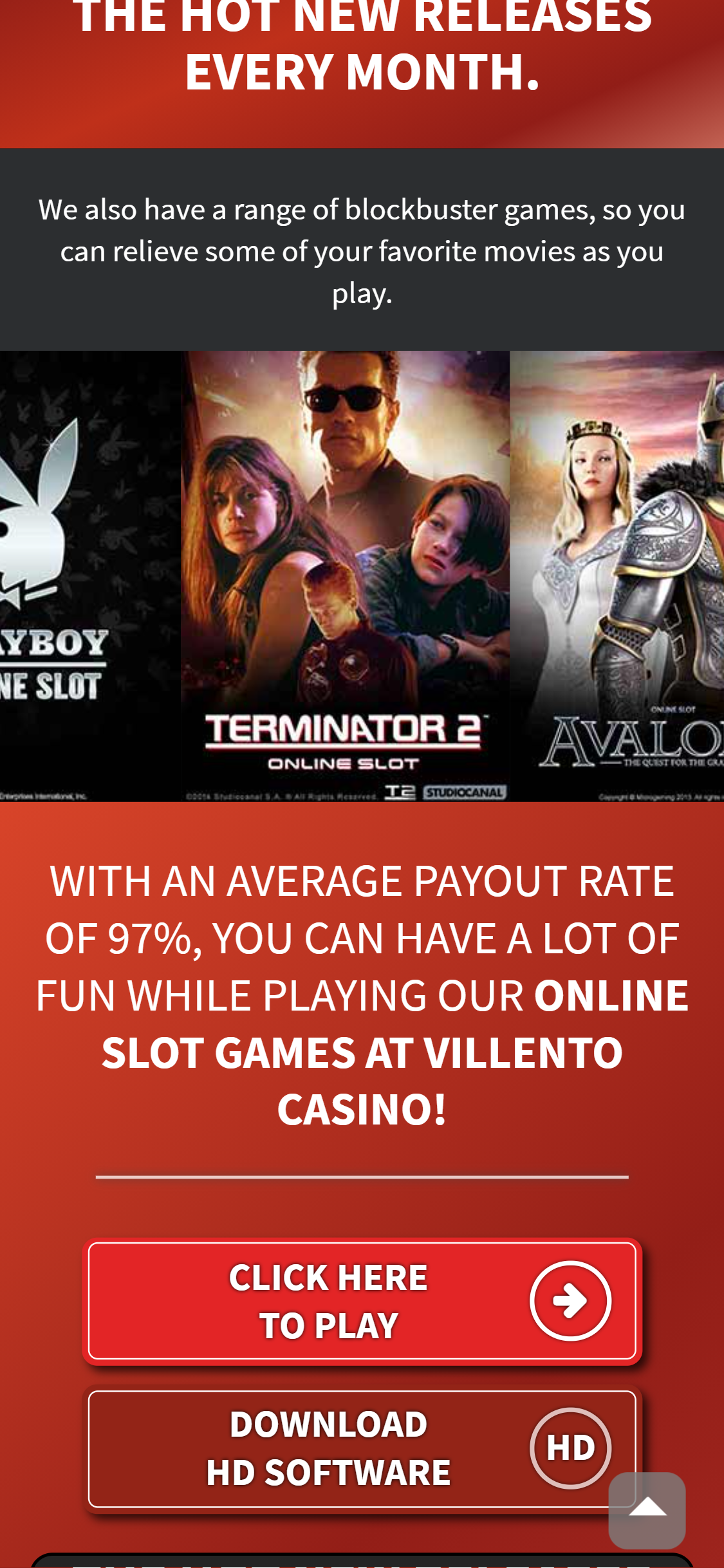 Villento Casino Mobile Games Review