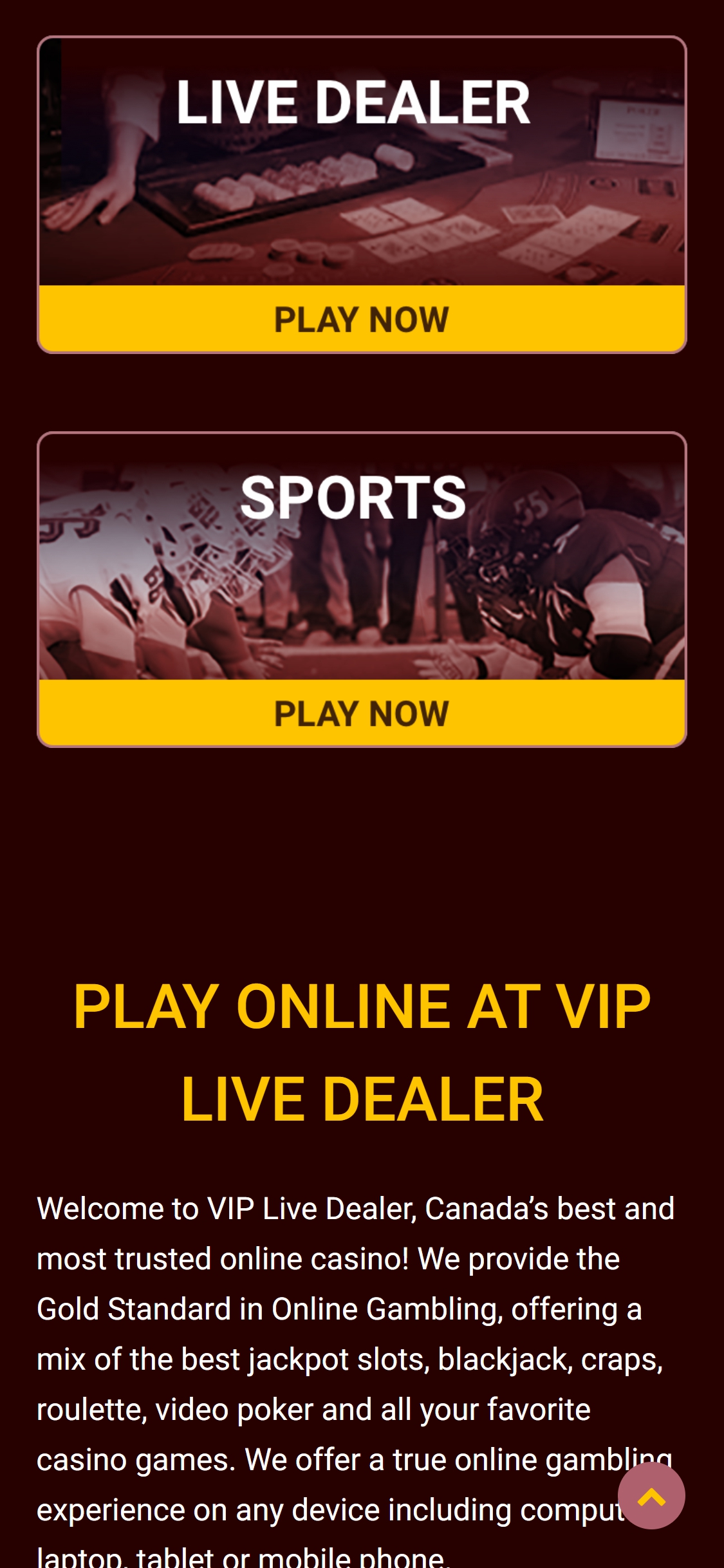 Vip Casino Mobile Live Dealer Games Review
