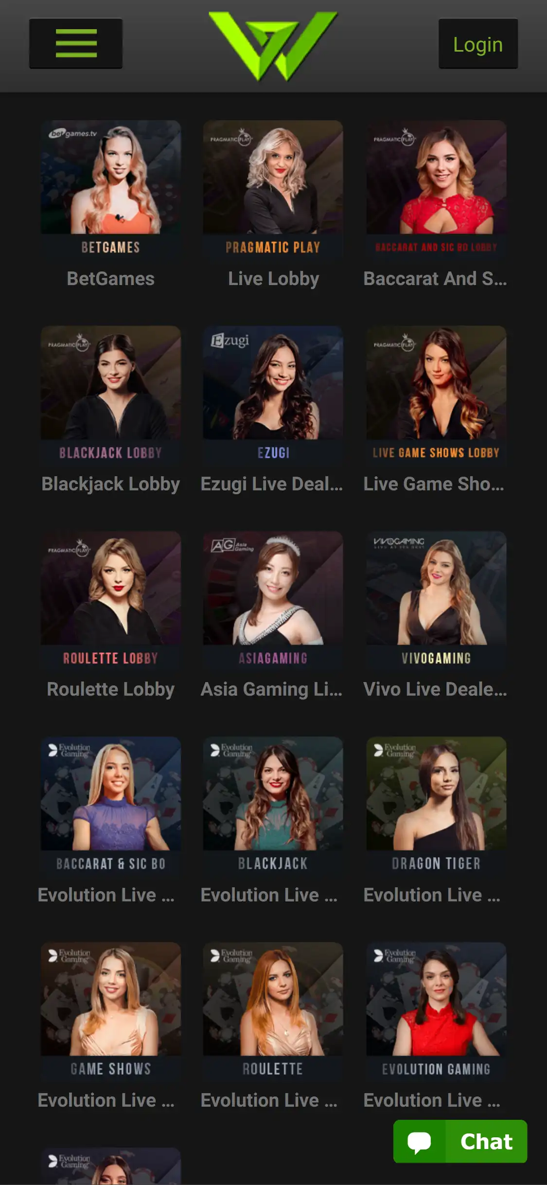 WCasino Online Mobile Live Dealer Games Review