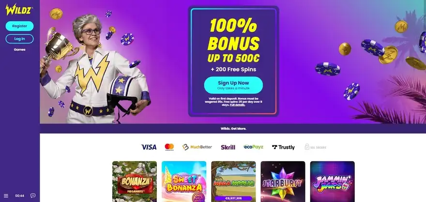 Wildz Casino Review