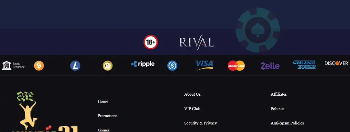 WinBig21 Casino Review