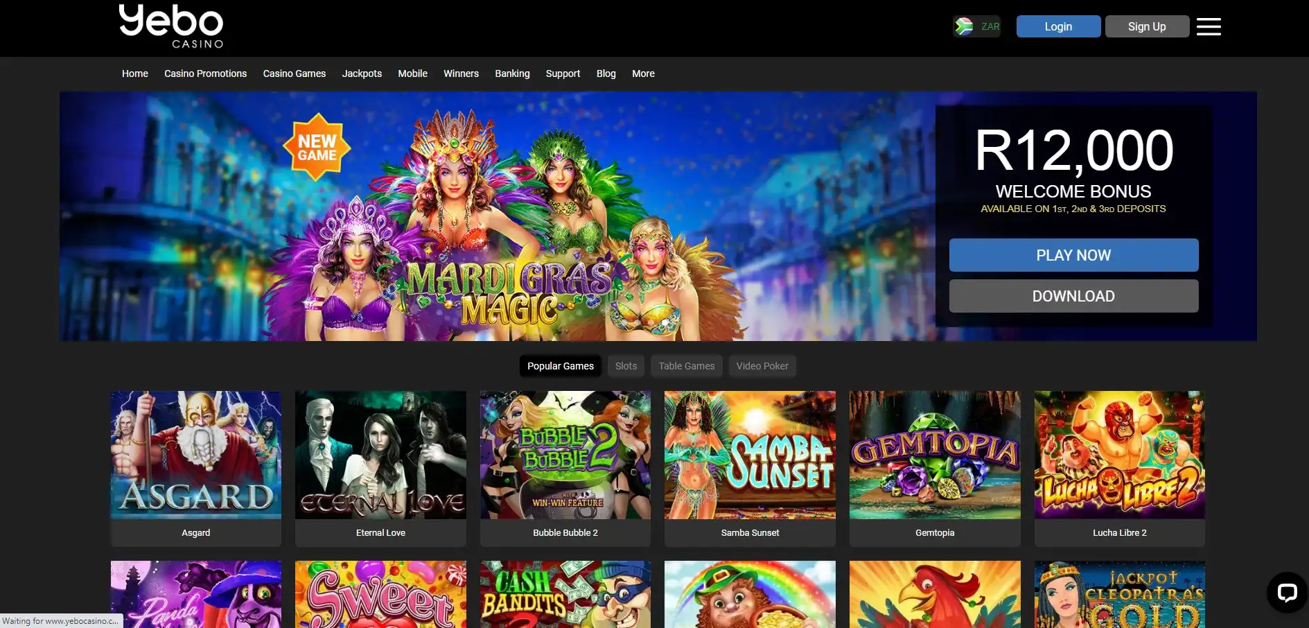 Yebo Casino Review