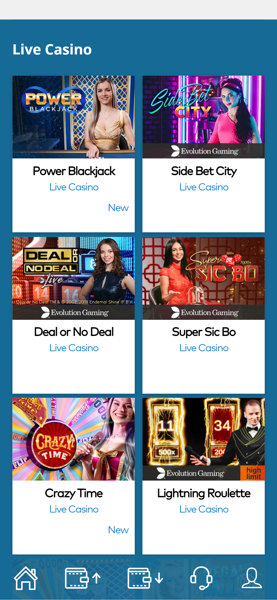 Yeti Casino Mobile Live Dealer Games Review