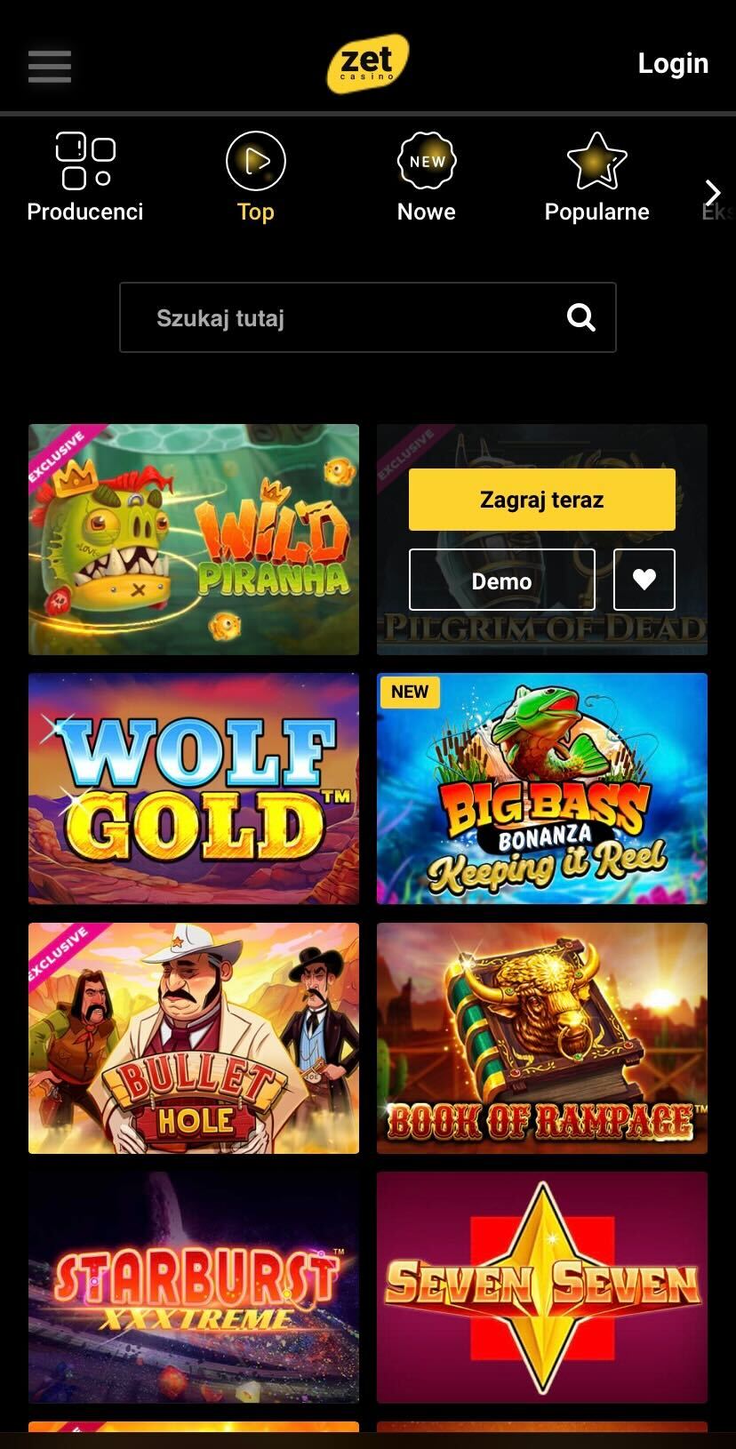 Zet Casino Mobile Review