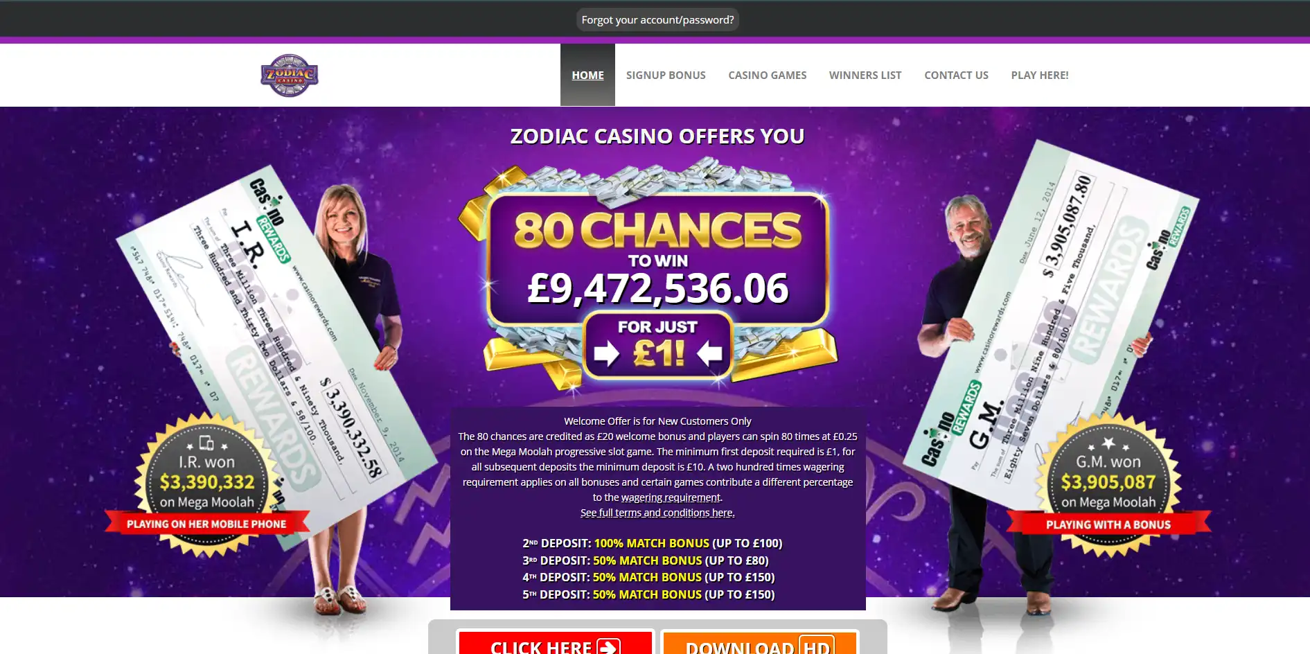 Zodiac Casino Review