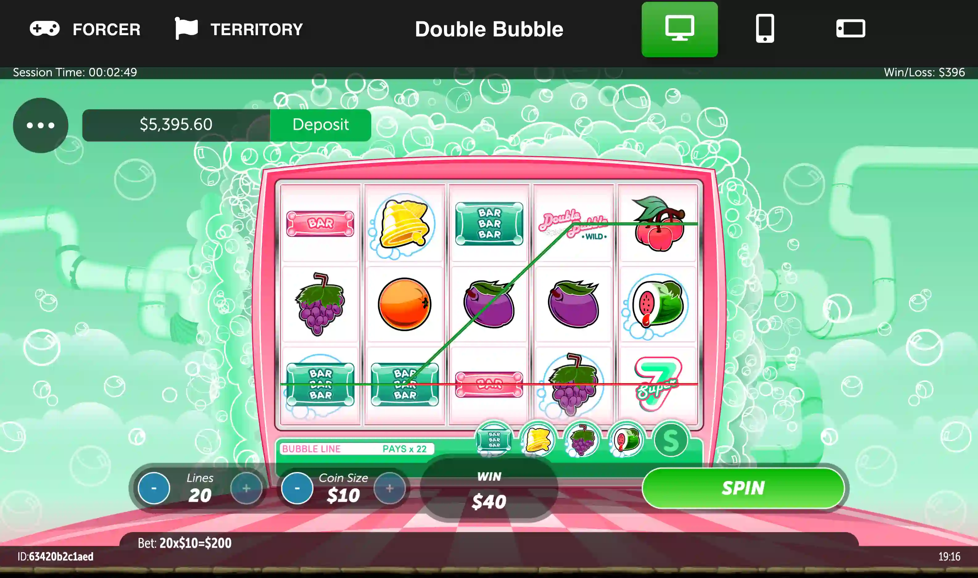 The Double Bubble Online Slot Demo Game by Roxor Gaming