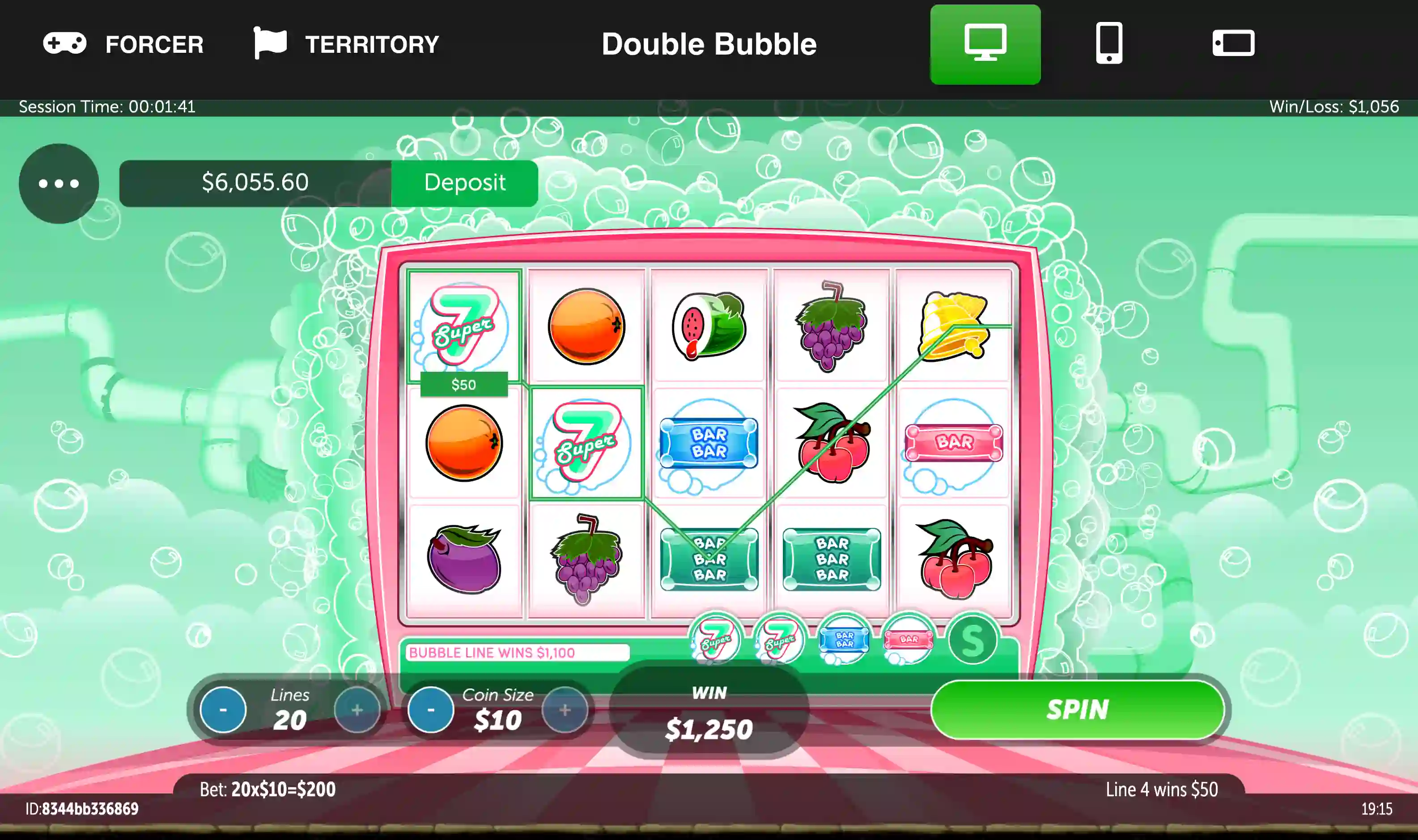 The Double Bubble Online Slot Demo Game by Roxor Gaming