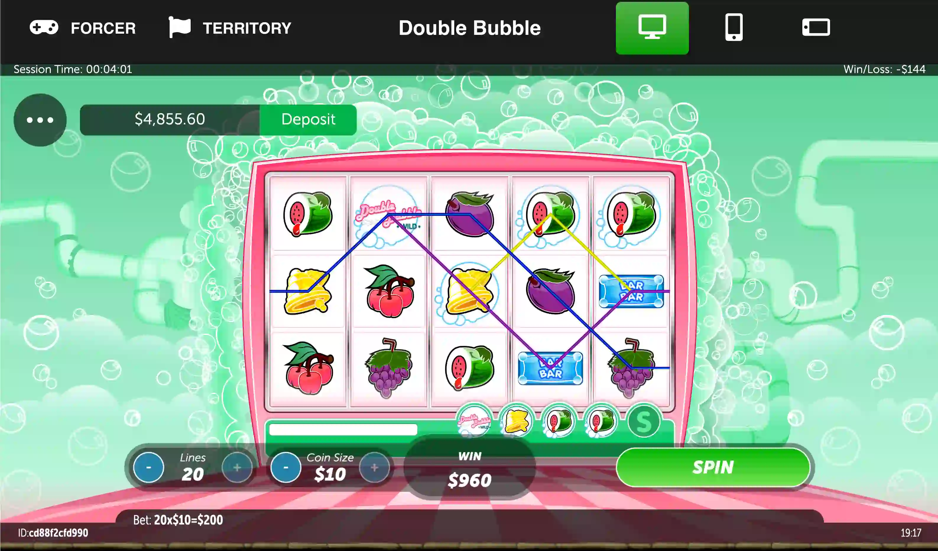 The Double Bubble Online Slot Demo Game by Roxor Gaming