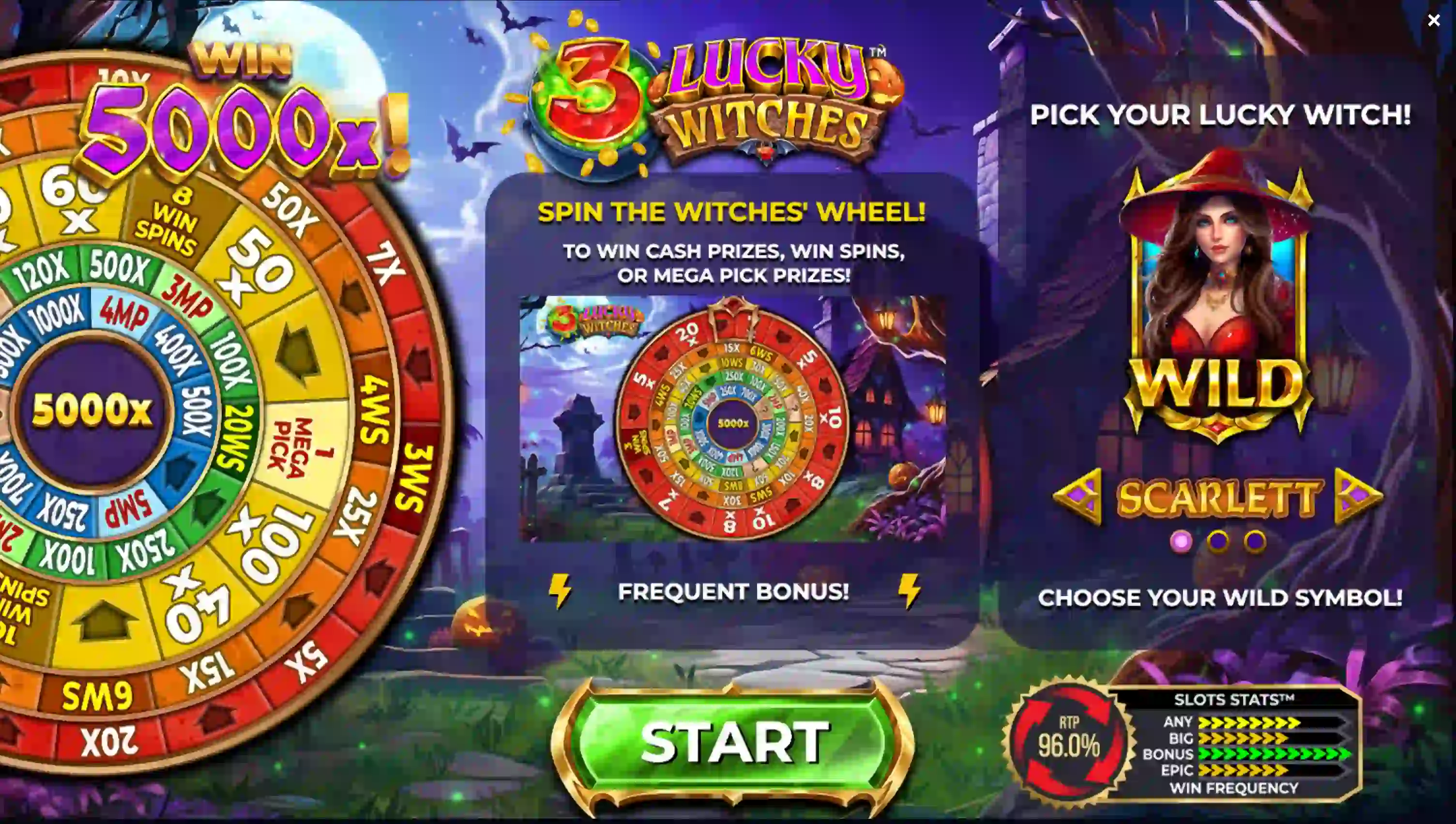 The 3 Witches Online Slot Demo Game by The Stars Group