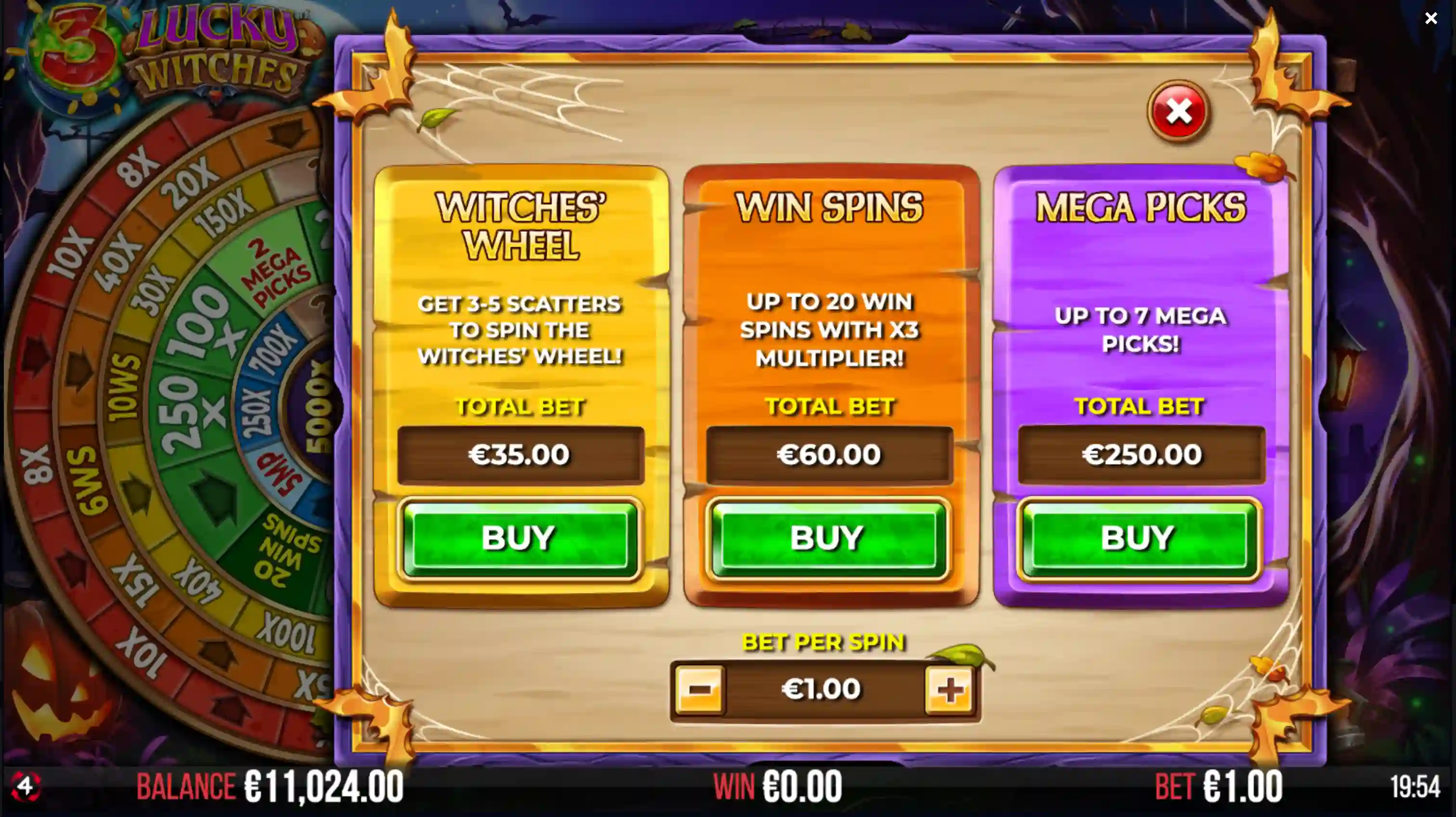 The 3 Witches Online Slot Demo Game by The Stars Group