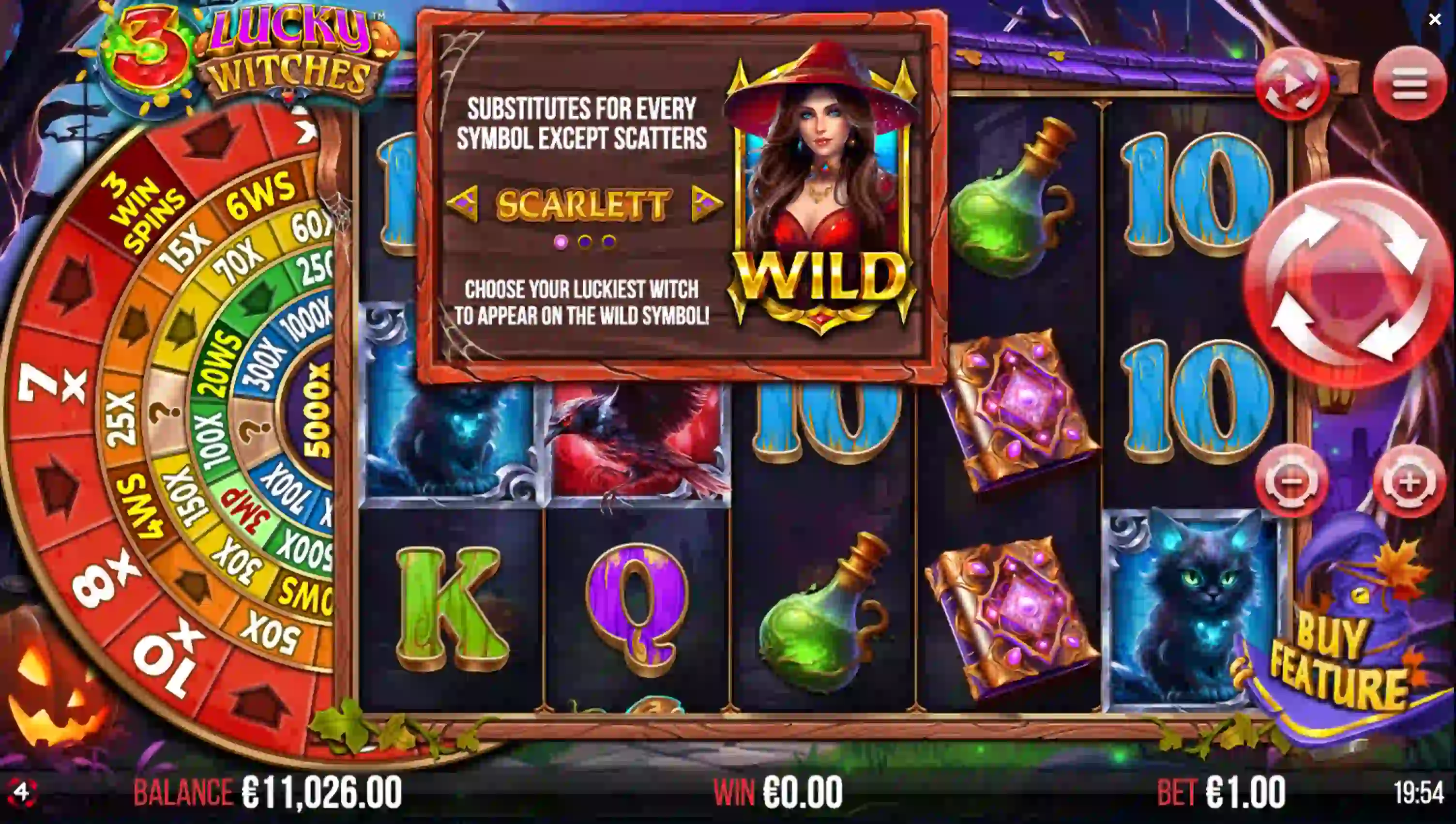 The 3 Witches Online Slot Demo Game by The Stars Group