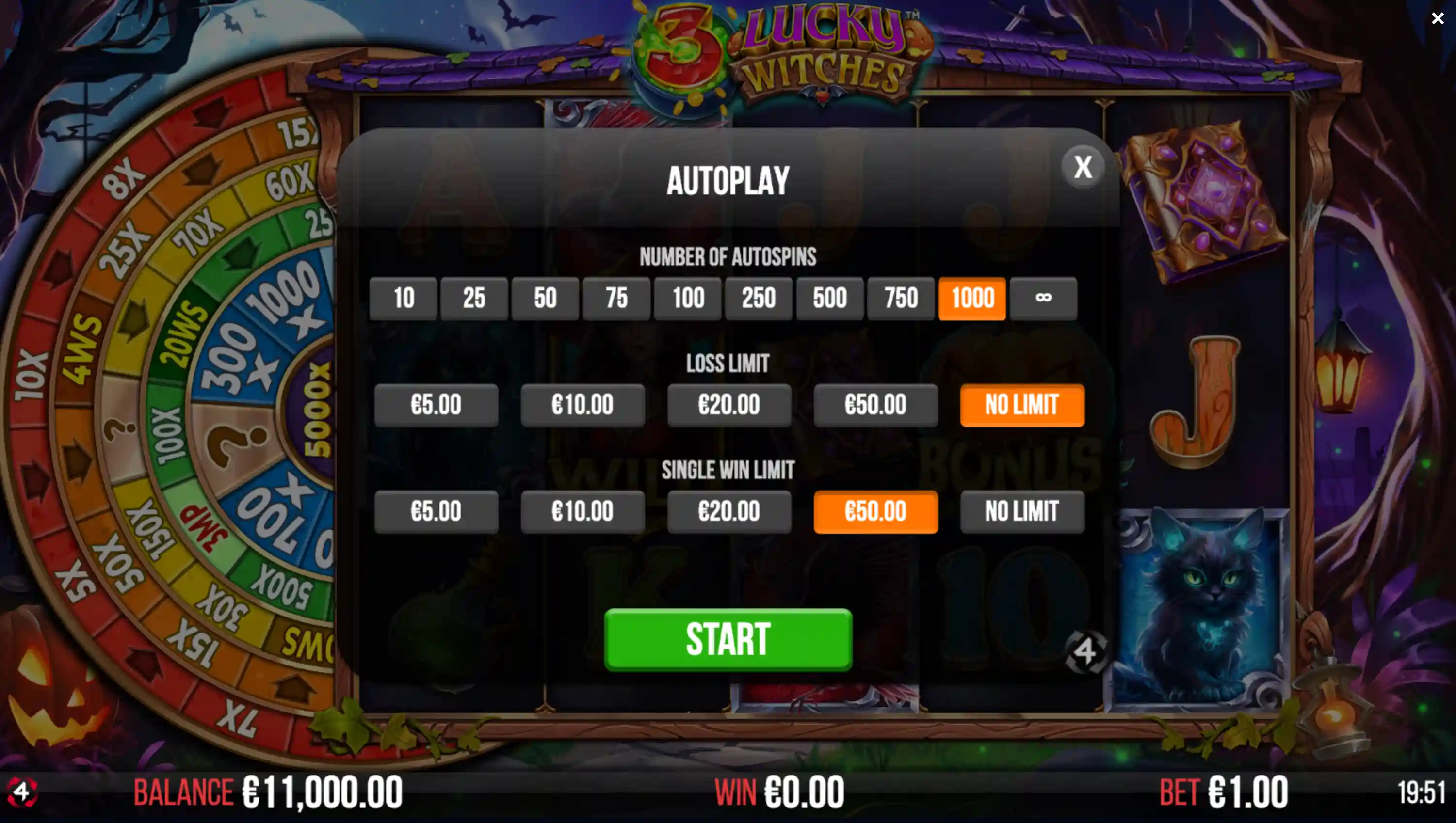 The 3 Witches Online Slot Demo Game by The Stars Group
