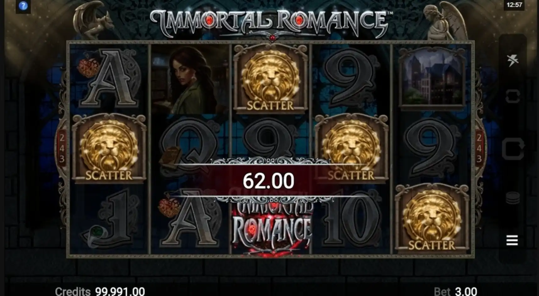 Win Money in Immortal Romance Free Slot Game by Games Global
