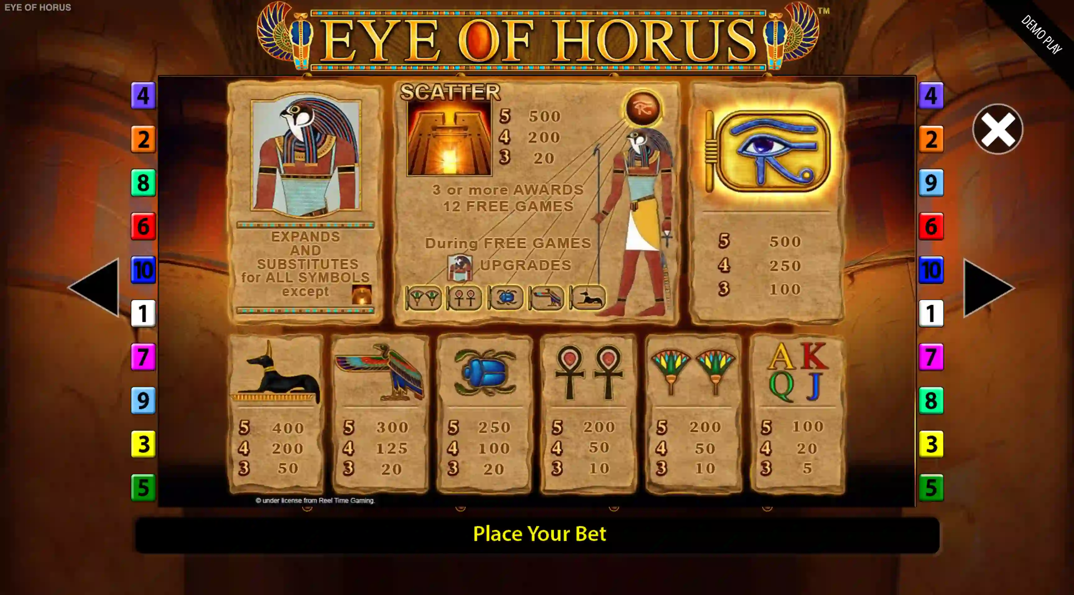 Eye of Horus demo
