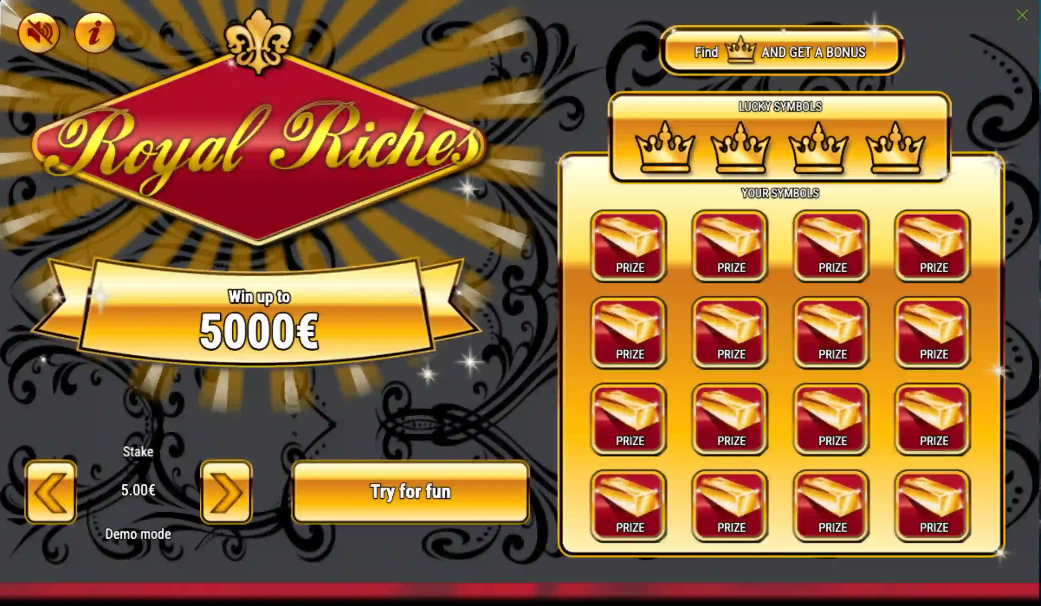 Royal Riches demo